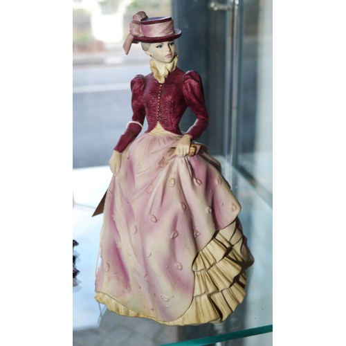 187 - Coalport Figurine - Age of Elegance, Hyde Park 1993