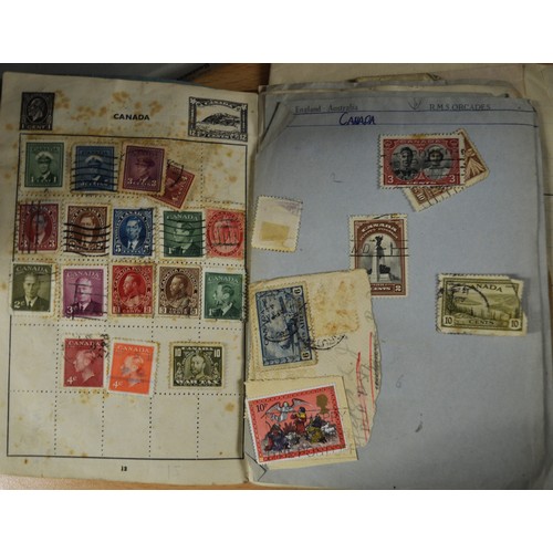 405 - One Tower Fold Back Stamp Album of British, Empire & Commonwealth Stamps