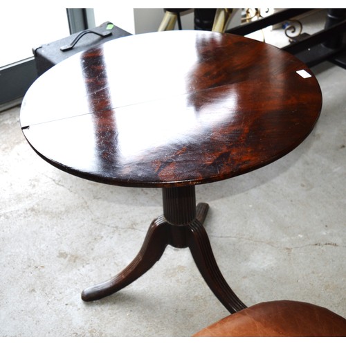 248 - Georgian Circular Tilt Top Side Table