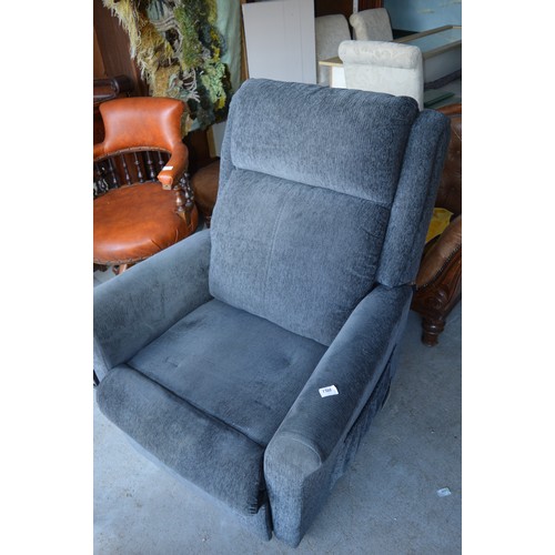 14 - Charcoal Grey Electric Recliner Chair