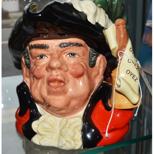 7 - Town Crier Toby Jug by Royal Doulton Circa 1991