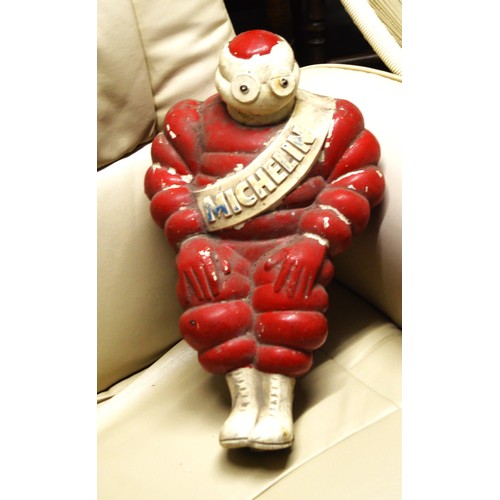 32 - Michelin Man Moulded Plastic Figure Approx. 16