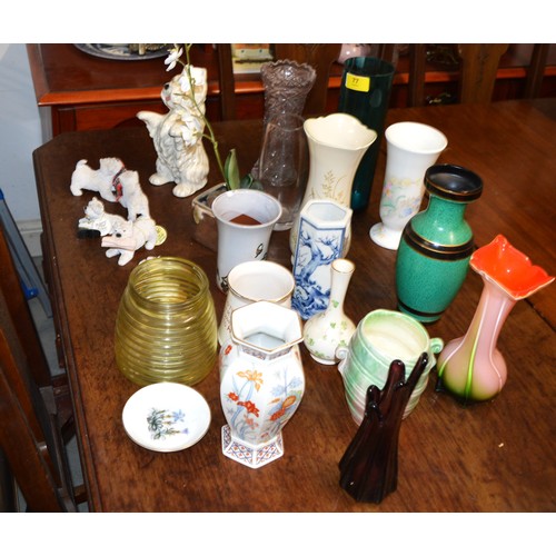 164 - A Speculative Lot of Mainly Vintage Vases plus Figures, etc