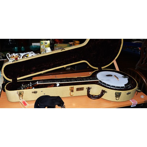 200 - BANJO:  A Bespoke Wildwood Traditional Five String Resonator Banjo Made by Mark Platin in Arcata, Ca... 