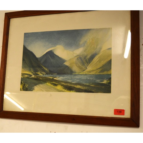 139 - Two Framed Lakeland Artworks - (One by Heaton Cooper)