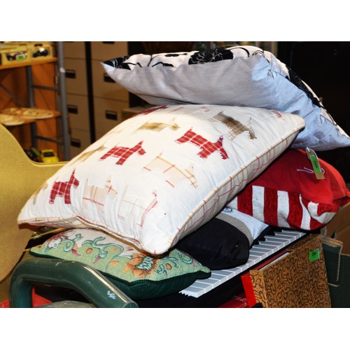 266 - Five Assorted Cushions