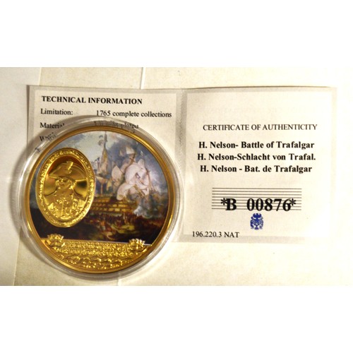 351 - Gold Plated Medallion 