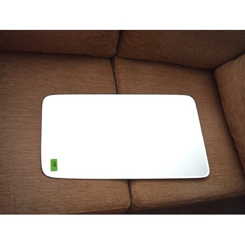 92 - Unframed Bevelled Mirror in an Irregular Shape by Ranella