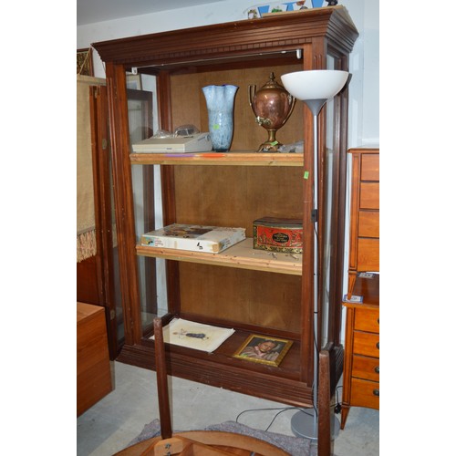 38 - Very Large Shop Display Unit having Glazed Sides - Measures 85