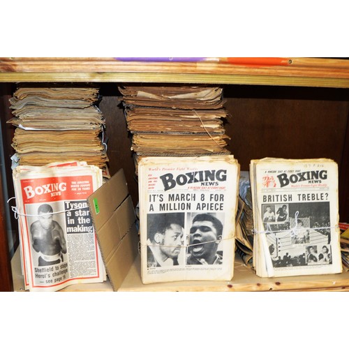 41 - A Near Complete Collection of Boxing News (1964-1990) and a collection of Boxing Monthly