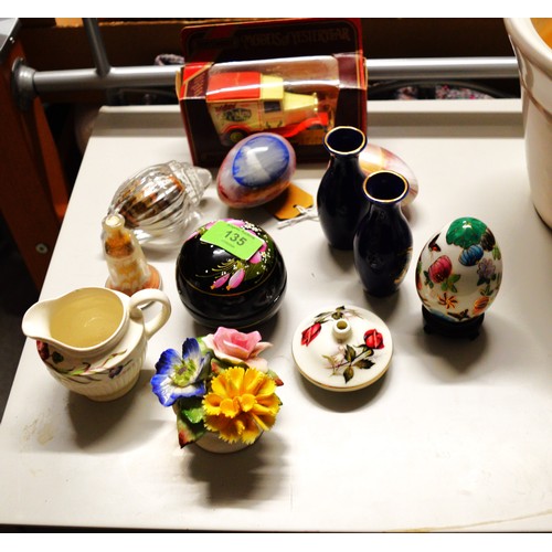 135 - Assorted Pottery and Ceramics, etc