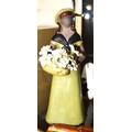 Swedish Pottery Figure of a Girl with Flowers and A 1940s Gustavsberg ...