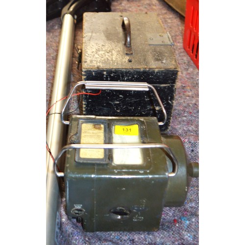 19 - A Megger Insulation and Continuity Tester with Wooden Box