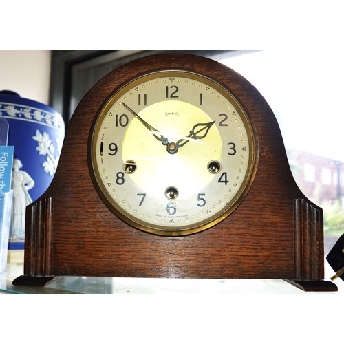 230 - Oak Cased Smith's Clock