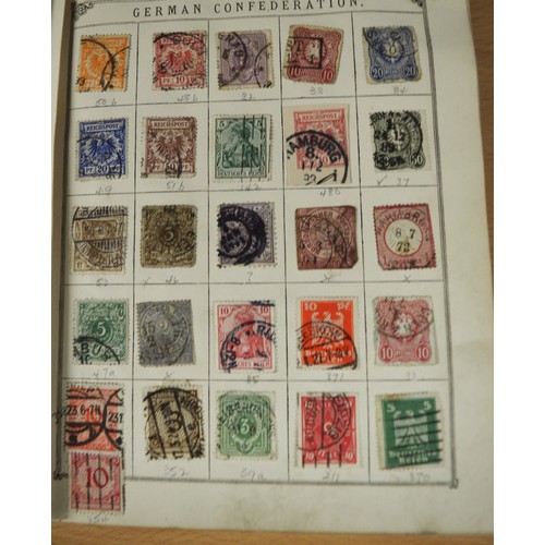 376 - World Used Collection in Green Lincoln Collection-good quality of Interesting Stamps Mixed Collected