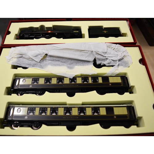 200 - One Boxed Hornby DCC The Train Set comprising One Boxed Merchant Navy Class 4-6-2 35028 Clan Line an... 