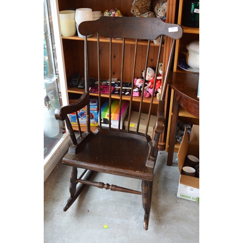 11 - Spindle-Back Rocking Chair