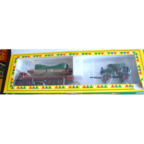 18 - Boxed Corgi Fairground Series. Foden S21 Steam Yacht Lorry and Trailer. Carters. Ref CC10804