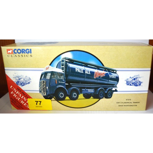 21 - Boxed Corgi Classics ERF Cylindrical Tanker Bass Wotthington