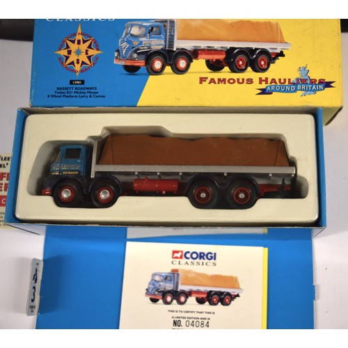 26 - Boxed Corgi Classics Basset Roadways S21 Mickey Mouse Eight Wheel Platform Lorry and Canvas. Ref 139... 