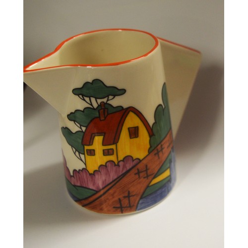 319 - Wedgwood Clarice Cliff Bizarre Milk Jug