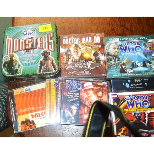 211 - Selection of Doctor Who Audio CDs including Monsters on Earth Tin Box Set, The Pirate Planet, Engine... 