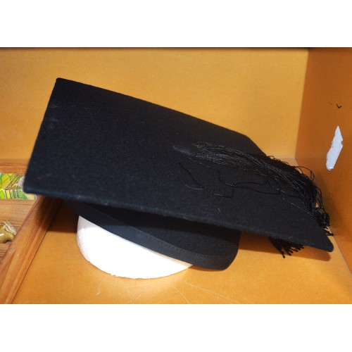 5 - Graduation Mortarboard (Black) by Joshua Taylor of Cambridge ( new condition)