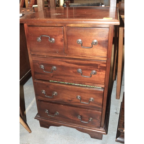 45 - Slim-Line Chest having Two Narrow on Three Wide Drawers