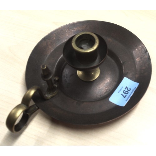 Copper and Brass Candle Stand