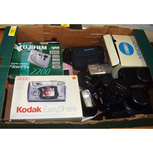 68 - One Box of Film and Digital Cameras