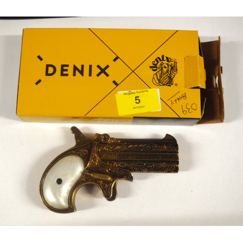 130 - A Boxed Denix Reproduction Grifter's Gun