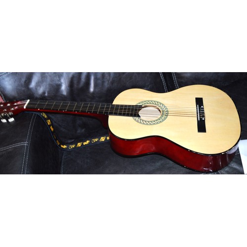 276 - One Playon Acoustic Guitar With Strap