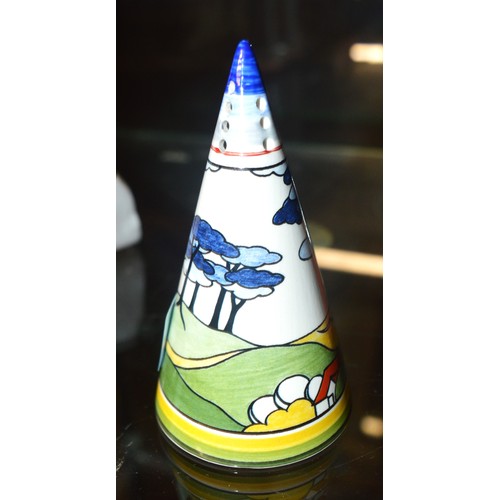 18 - Wedgewood Clarice Cliff Centenary Edition in the Bizarre Range of  Conical Sugar Shaker 