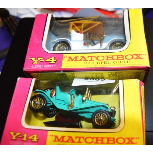 90 - Two Boxed Matchbox Cars - Y4 and Y14