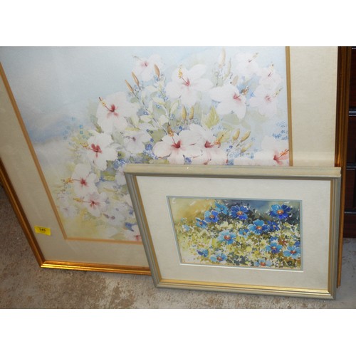 109 - Two Framed Ruth Titley Still Life Watercolours