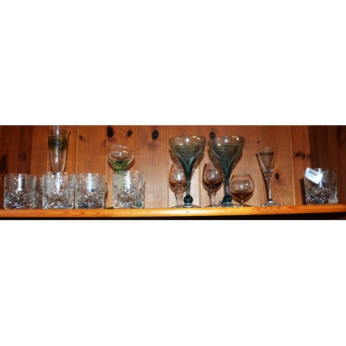 28 - Assorted Glassware including Six Whisky Tumblers