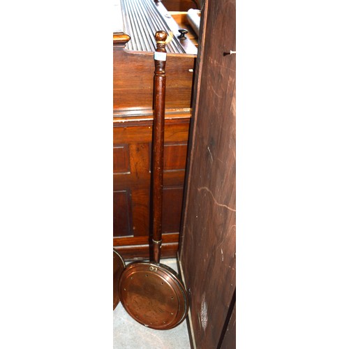 256 - Two Copper Bed Warmers