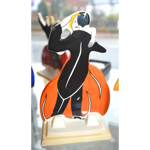 312 - Wedgwood Bizarre by Clarice Cliff- Age of Jazz Series Dancing Couple