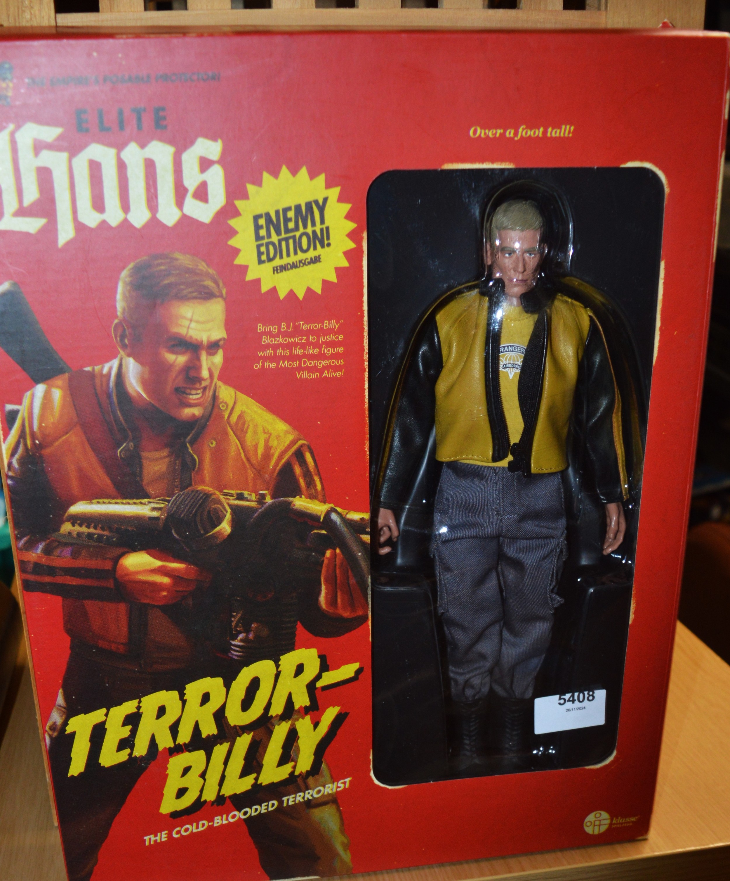 Elite Hans Terror Billy, Boxed, vgc