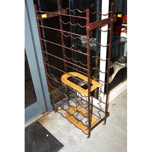 11 - Metal Wine Rack