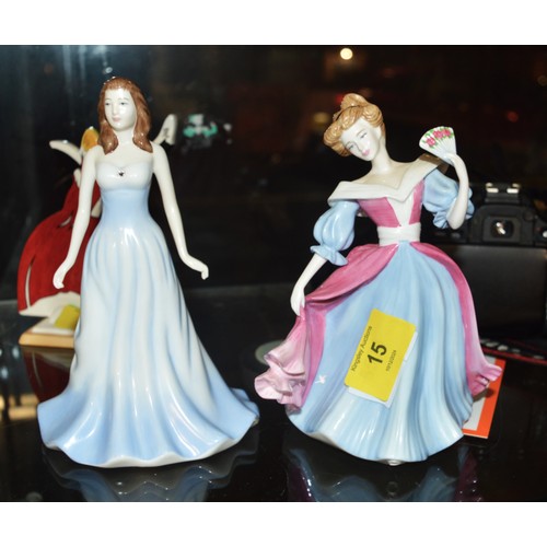 15 - Two Doulton Figures: 