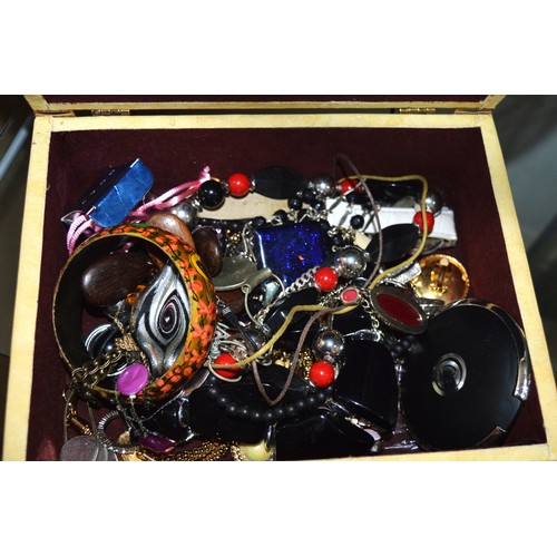 30 - Box of Costume Jewellery