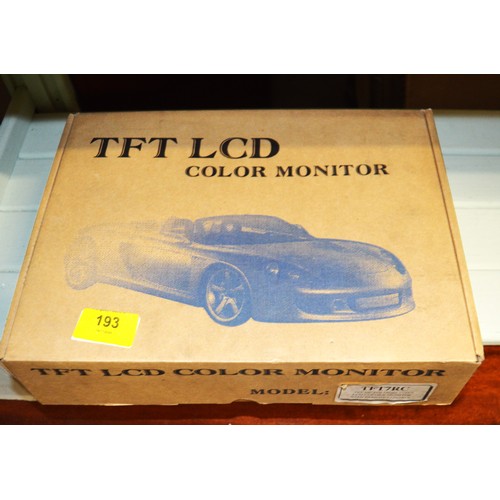 36 - A Boxed TFT LED Colour Monitor