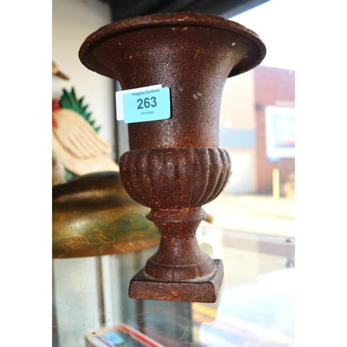 82 - Cast Iron Urn - 8