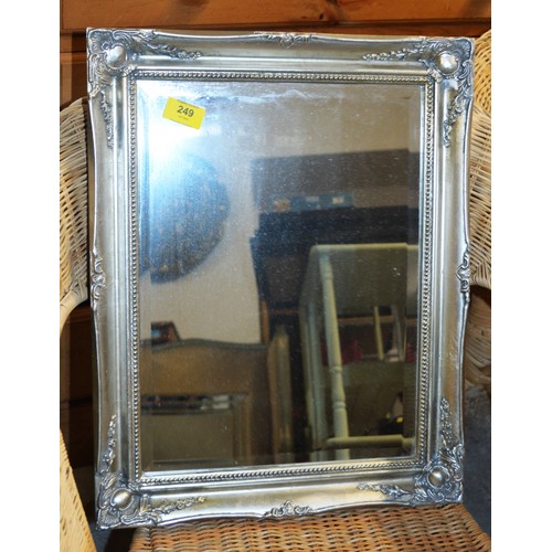 226 - Bevelled Mirror in a Two Tone Gilt Frame