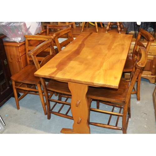 242 - Elm Kitchen Dining Table - 48