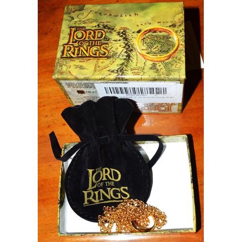 6 - Boxed Lord of the Rings Bilbo Baggins Ring on Chain