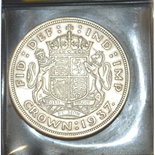 75 - 1937 King George VI Silver Crown Coin