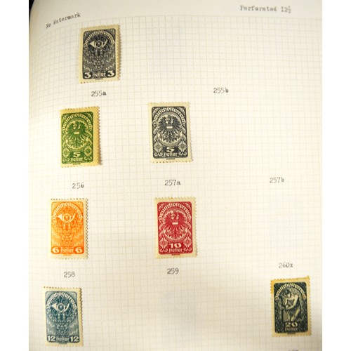 50 - One Folder of Austrian Stamps 1860-1924                                                             ... 