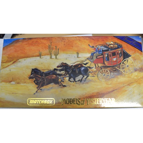 221 - Boxed Matchbox Models of Yesteryear YSH3 Wells Fargo Stagecoach 1875